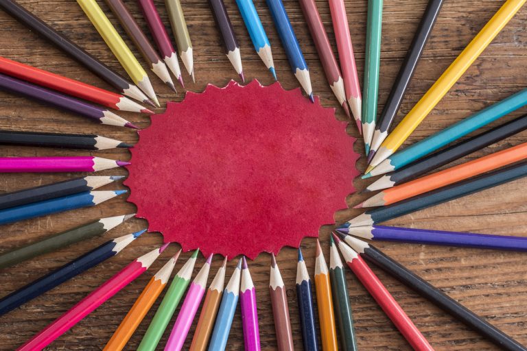 Image of colorful pencils