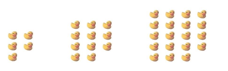 Pattern of ducks