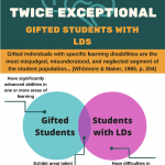 Twice Exceptional: Gifted Students with LDs Infographic