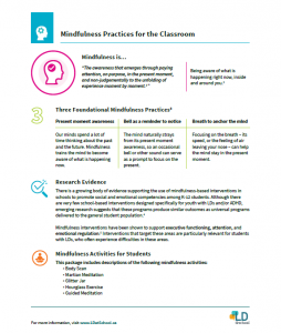 Preview of mindfulness guide document
