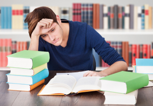 Image of a student in a classroom