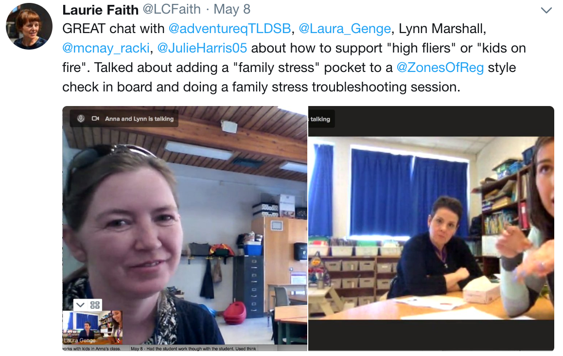 Picture of teachers in a classroom