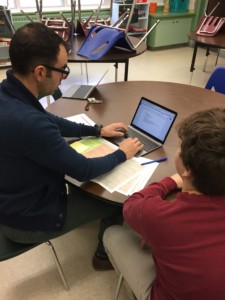 Picture of Mike Di Donato and his students