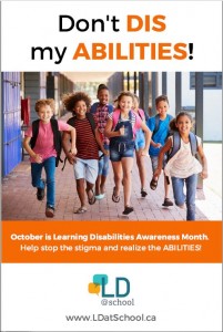 LD Awareness Month poster 1