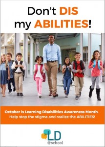 LD Awareness Month poster 2