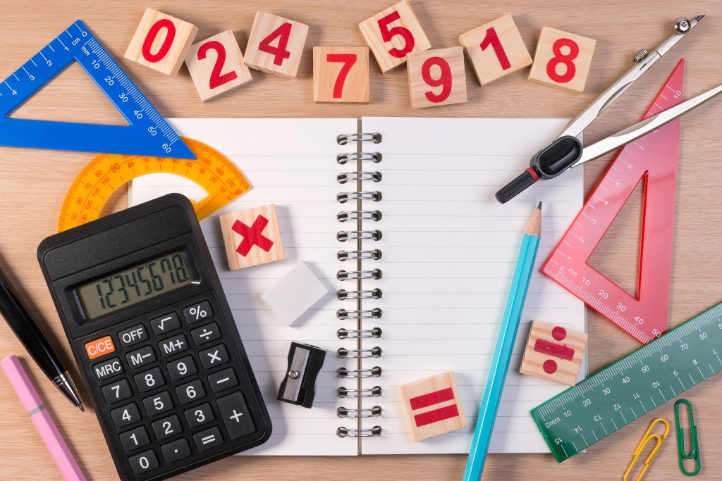 Collection of math learning materials