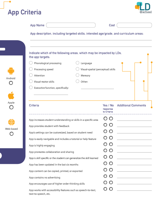 image of App Criteria